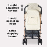 My Babiie MB51 Stroller - Quilted Champagne