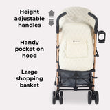 My Babiie MB51 Stroller - Quilted Champagne