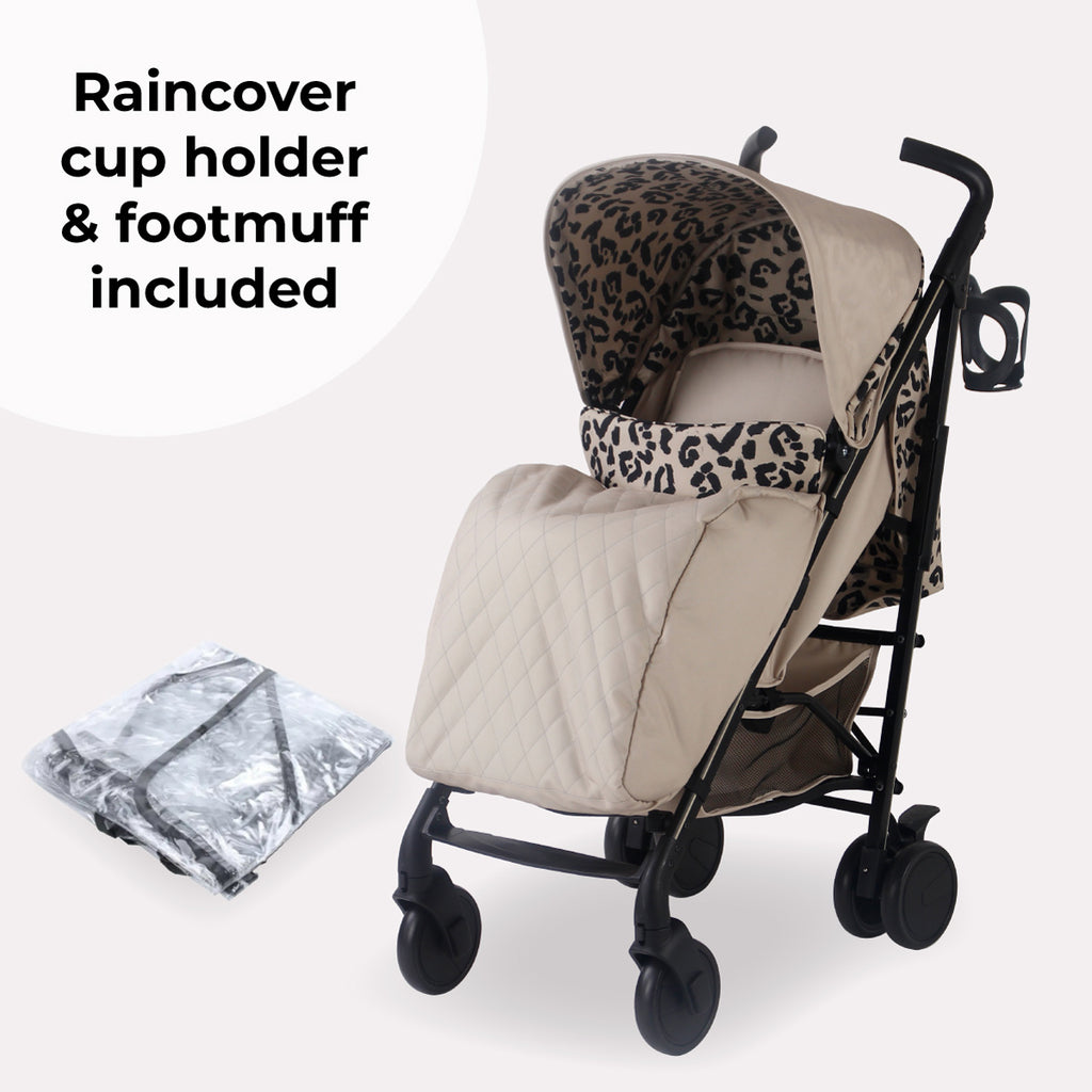 MB51 Plus Stroller Fawn Leopard