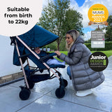 MB51 Stroller - Blue Leopard - Grade A