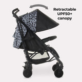 Black Leopard Lightweight Stroller - Grade B