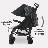 Black Leopard Lightweight Stroller - Grade B