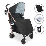 MB51 Plus Stroller - Quilted Black