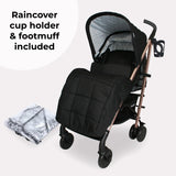 My Babiie MB51 Stroller - Billie Faiers Quilted Black