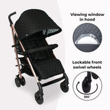 MB51 Stroller - Quilted Black