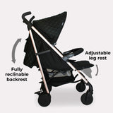 MB51 Stroller - Quilted Black