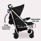 My Babiie MB51 Stroller - Billie Faiers Quilted Black
