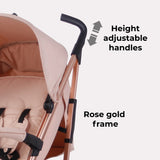 My Babiie MB51 Stroller - Rose Gold Blush