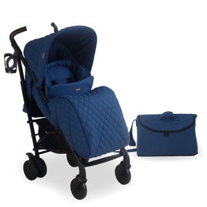 My Babiie MB52 Navy Melange Lightweight Stroller - Grade A