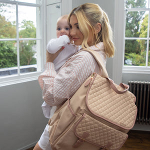 My Babiie Billie Faiers Blush Backpack Changing Bag