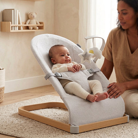 My Babiie Grey Baby Bouncer
