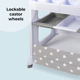 Grey Stars baby bath and changing unit