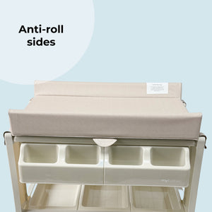 My Babiie Baby Changing and Bath Unit - Herringbone