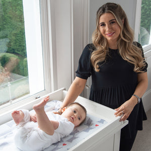 My Babiie Dani Dyer Elephant Changing Mat - Grade A