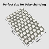 My Babiie Grey Elephants Changing Mat