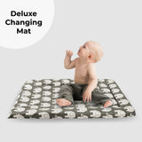 My Babiie Grey Elephants Changing Mat