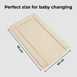My Babiie Changing Mat - Oatmeal Herringbone