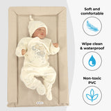 My Babiie Changing Mat - Oatmeal Herringbone