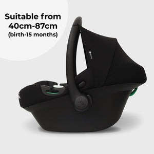 My Babiie MBCS02LT i-Size Infant Carrier Car Seat (40-87cm) - Black