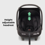 MBCS02 i-Size Infant Carrier Car Seat (40-87cm) - Black - Grade A