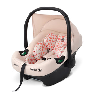 My Babiie MBCS02LT i-Size Infant Carrier Car Seat (40-87cm) - Blush Leopard