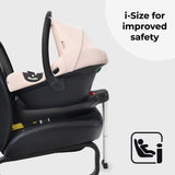 i-Size Infant Carrier Car Seat (40-87cm) - Blush Leopard - Grade A