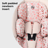 i-Size Infant Carrier Car Seat (40-87cm) - Blush Leopard - Grade A