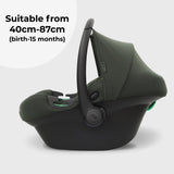 MBCS02LT i-Size Infant Carrier Car Seat (40-87cm) - Forest Green - Grade A