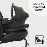 My Babiie MBCS02LT i-Size Infant Carrier Car Seat (40-87cm) - Forest Green