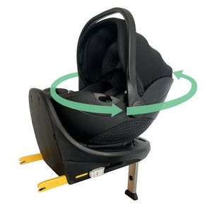 MBCS05 Rotating Infant Carrier Car Seat and Base - Black - Grade A