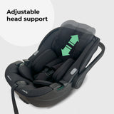 MBCS05 Rotating Infant Carrier Car Seat and Base - Black