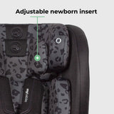 MBCS100 2-in-1 Convertible R129 Car Seat - Black Leopard - GRADE A