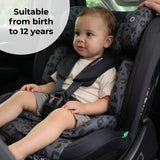 MBCS100 2-in-1 Convertible R129 Car Seat - Black Leopard - GRADE A