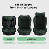 My Babiie MBCS100 2-in-1 Convertible R129 Car Seat - Forest Green