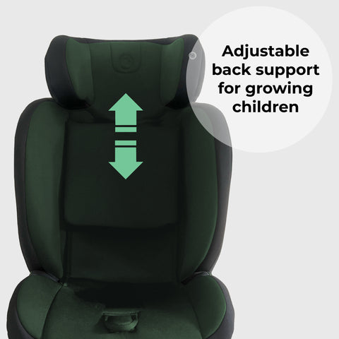My Babiie MBCS100 2-in-1 Convertible R129 Car Seat - Forest Green