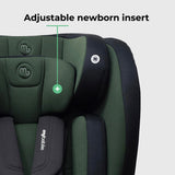 My Babiie MBCS100 2-in-1 Convertible R129 Car Seat - Forest Green