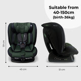 MBCS100 2-in-1 Convertible R129 Car Seat - Green - GRADE A