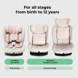 MBCS100 2-in-1 Convertible R129 Car Seat - Pink Leopard
