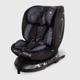 360° Spin R129 ISOFIX Car Seat (0-12 Years) Black Leopard - GRADE A