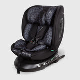 My Babiie MBCS200 Spin R129 Car Seat with Top Tether - Black Leopard