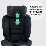 Spin R129 Car Seat with Top Tether - Black - GRADE A