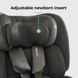 Spin R129 Car Seat with Top Tether - Black - GRADE A