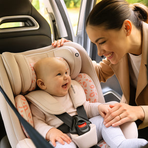 My Babiie MBCS200 i-Size (40-150cm) Spin Car Seat - Blush Leopard