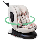Spin Car Seat with Top Tether - Blush Leopard - GRADE A