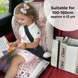 MBCS23 Lite i-Size (100-150cm) High Back Booster Car Seat - Blush Leopard