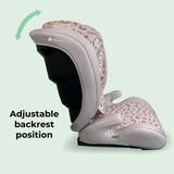 MBCS23 Lite i-Size (100-150cm) High Back Booster Car Seat - Blush Leopard