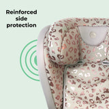 MBCS23 Lite i-Size (100-150cm) High Back Booster Car Seat - Blush Leopard
