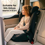 MBCS23 i-Size (100-150cm) High Back Booster Car Seat - Quilted Black