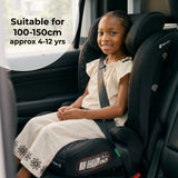 My Babiie MBCS23 Lite i-Size (100-150cm) High Back Booster Car Seat - Quilted Black