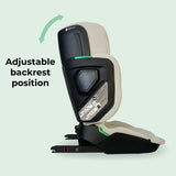 i-Size (100-150cm) Compact High Back Booster Car Seat - Stone - Grade A